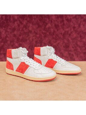 Collegium Men Pillar Destroyer Red High-Top Basketball Sneakers 11.5-12US EUR44